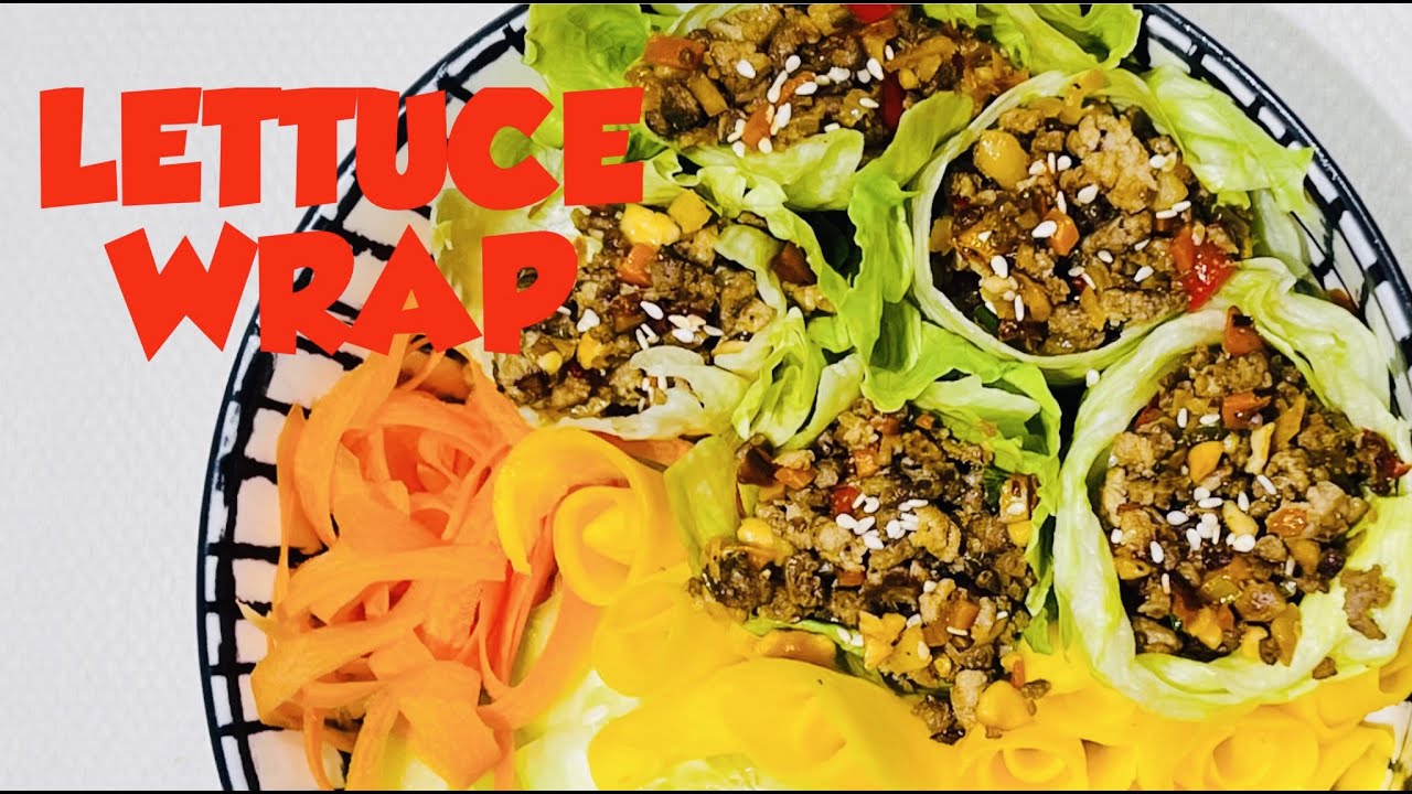 HOW TO COOK LETTUCE WRAP HEALTHY HOME COOKING Perlydee YouTube
