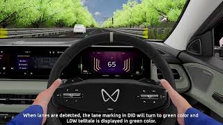 XEV 9e | Lane departure warning (LDW)