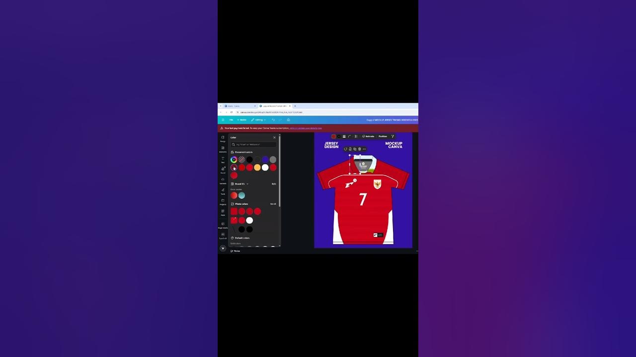 Mockup Jersey Canva Timnas Indonesia 2025 Mockup Jersey Canva Timnas Indonesia 2025