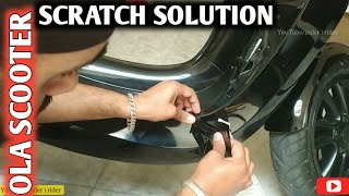 Ola Scooter Scratches Solution |Ola Panel scratches| Ola scooter delivery |ola scooter| #inderirider