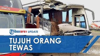 Video  2 Bus Sinar Jaya dan Arimbi Terlibat Kecelakaan Maut di Tol Cipali, 7 Orang Meninggal Dunia