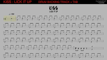 KISS - Lick it up [DRUM SCORE]