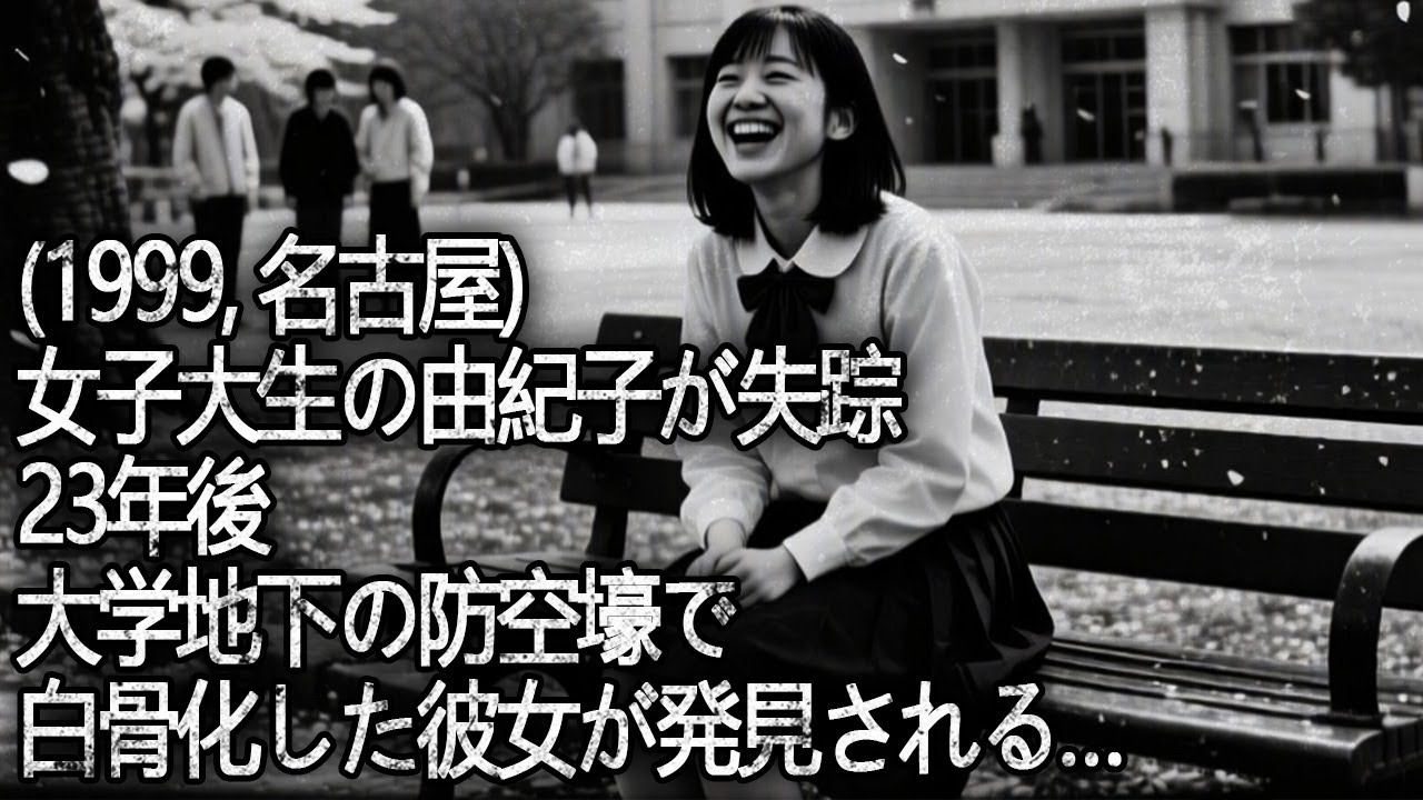 女子大生が失踪 — 23年後、コンクリートで封鎖された防空壕で車に座る白骨遺体が見つかる…