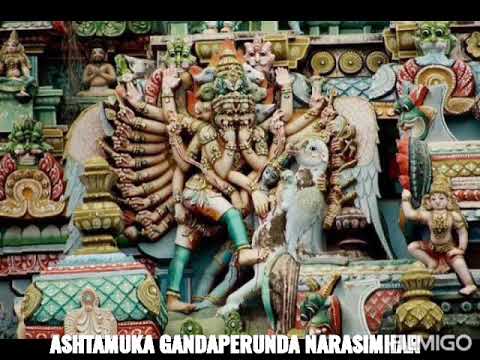 ASHTAMUKA GANDAPERUNDA NARASIMHAR STOTRAM#ganda berunda narasimhar# NARASIMHAR stotram# NARASIMHAR