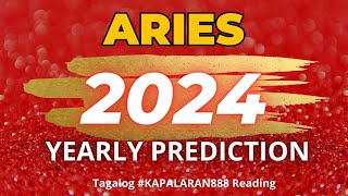 GOOD NEWS! EMOTIONAL \& FINANCIAL CHANGES!! ♈️ ARIES 2024 GENERAL\/MONEY\/LOVE TAGALOG PREDICTIONS