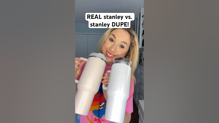 REAL stanley vs. stanley DUPE! 😳 #shorts #stanley #stanleycup