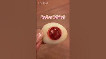 Thumbnail of Red or white contacts？🤍❤️  #esoeye #coloredcontacts #cosplay #contactlenses