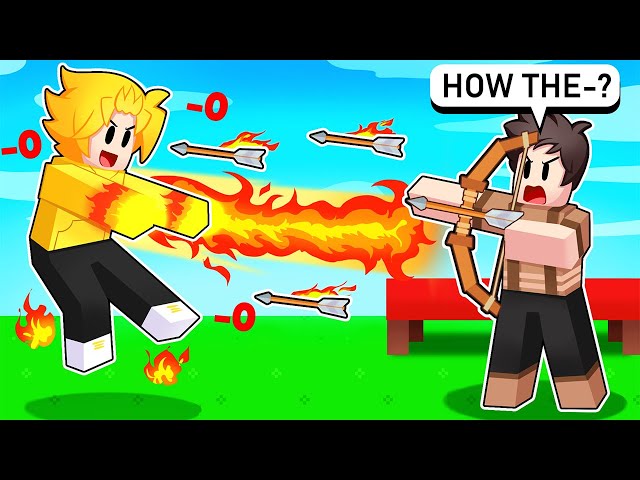 I Secretly CHEATED As A FIRE GOD.. (Roblox Bedwars) class=