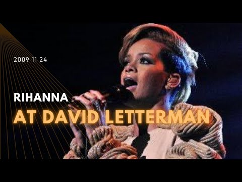 Rihanna + Russian Roulette Performance David Lettermann