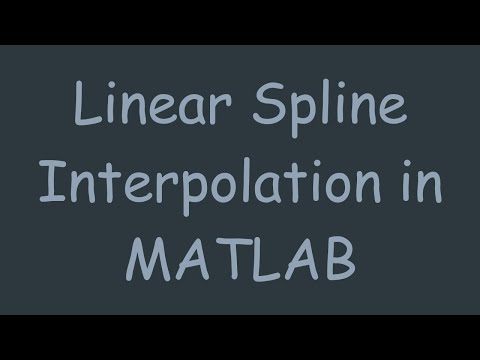 Linear Spline Interpolation