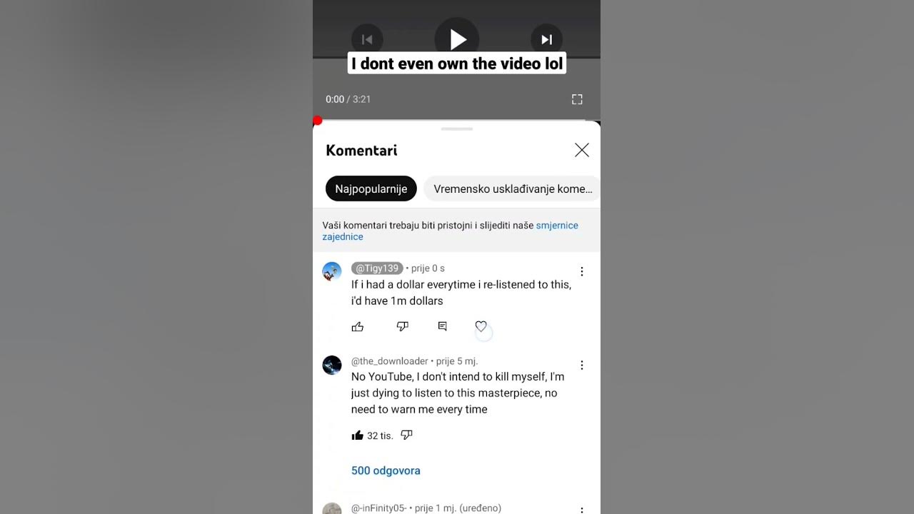 yt comments glitch YouTube