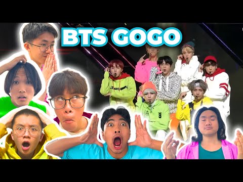 REACTING TO BTS 'Go Go' COMEBACK STAGE