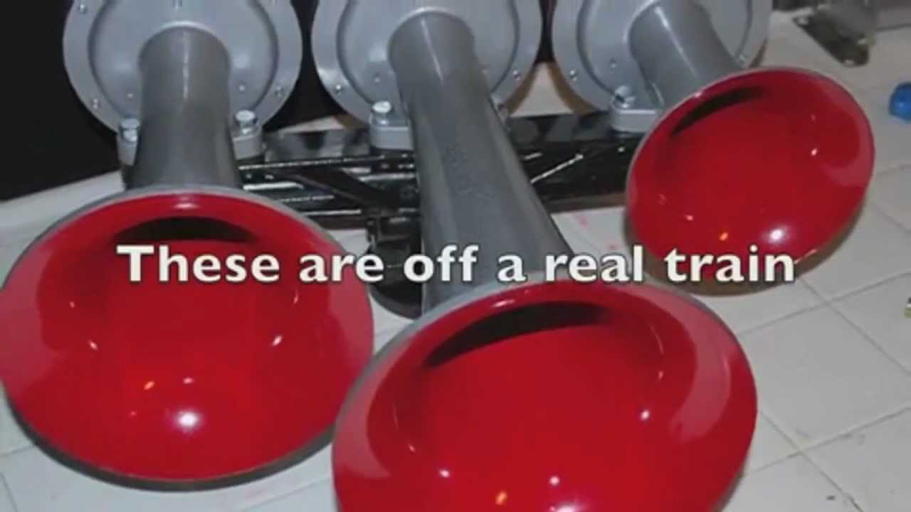 Bicycle With Train Air Horn YouTube