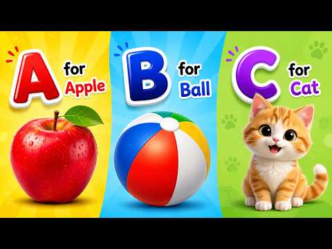 π΄Live A for Apple π | Learn ABC Alphabet A to Z | ABC Learning for Kids