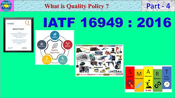 IATF 16949 2016  Part-4 | What is Quality Policy & objective | in tamil | New mechanical mind