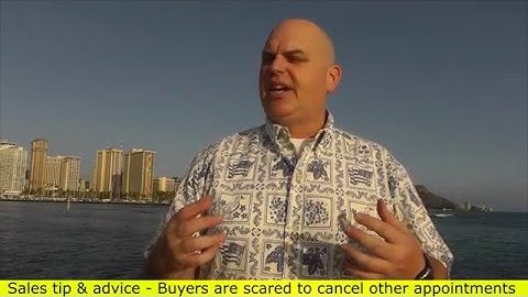 How to sell more cancel the competitions sales appointment - Scott Sylvan Bell