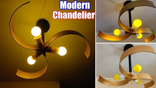 How To Make Wall Hanging Light | Modern Chandelier | Diy Hanging Lamp | Diy Decoration Idea 2023