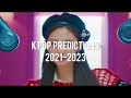 K pop predictions 2021 -2023