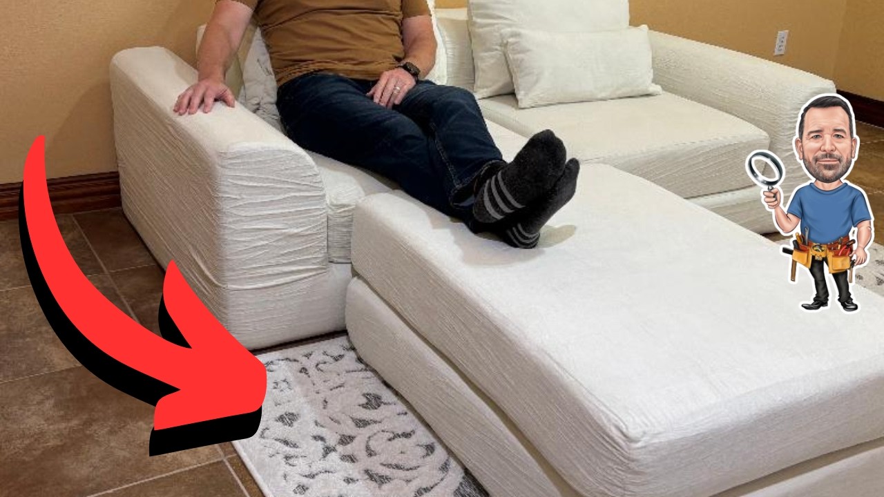 SOFA-IN-BOX Modular Boneless loveseat with Ottoman, Customizable Overview  #ad #amazoninfluencer