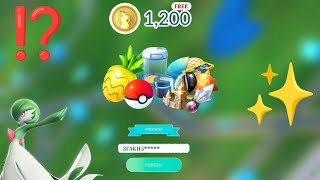 Got free promocode worth 120 Pokecoin