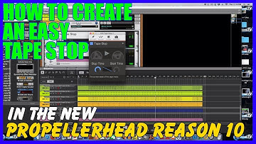 HOW TO CREATE AN EASY TAPE STOP IN PROPELLERHEAD REASON 10