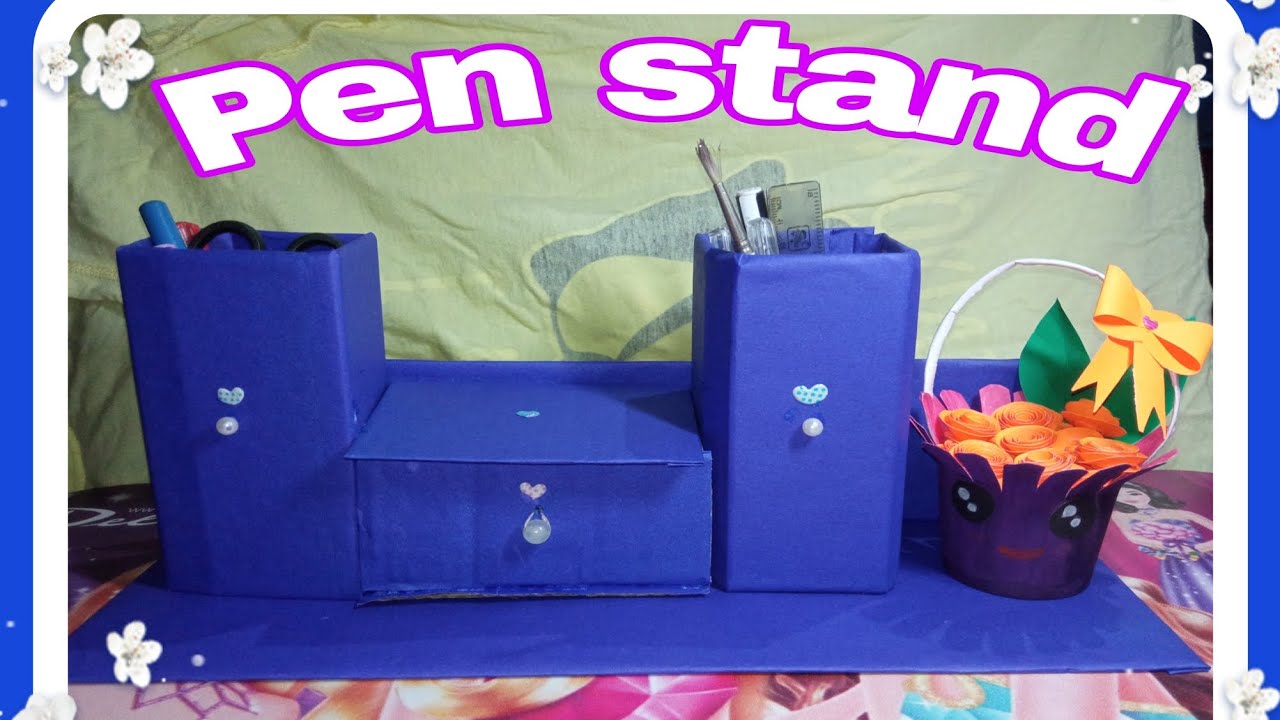 artwork Easy cardboard pen stand💙💙BiswasArtworkhm9zu YouTube