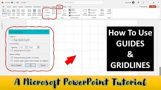 PowerPoint Gridlines and Smart Guides: For Perfect Object Alignment