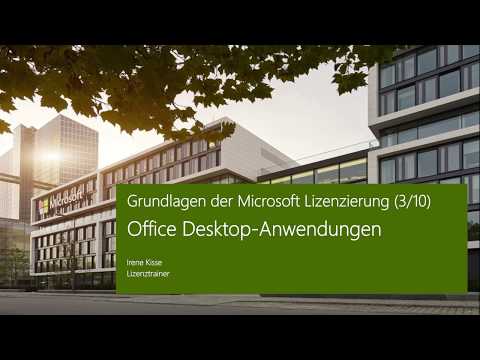 Grundlagen der Microsoft Lizenzierung: Office Desktop-Anwendungen | Microsoft