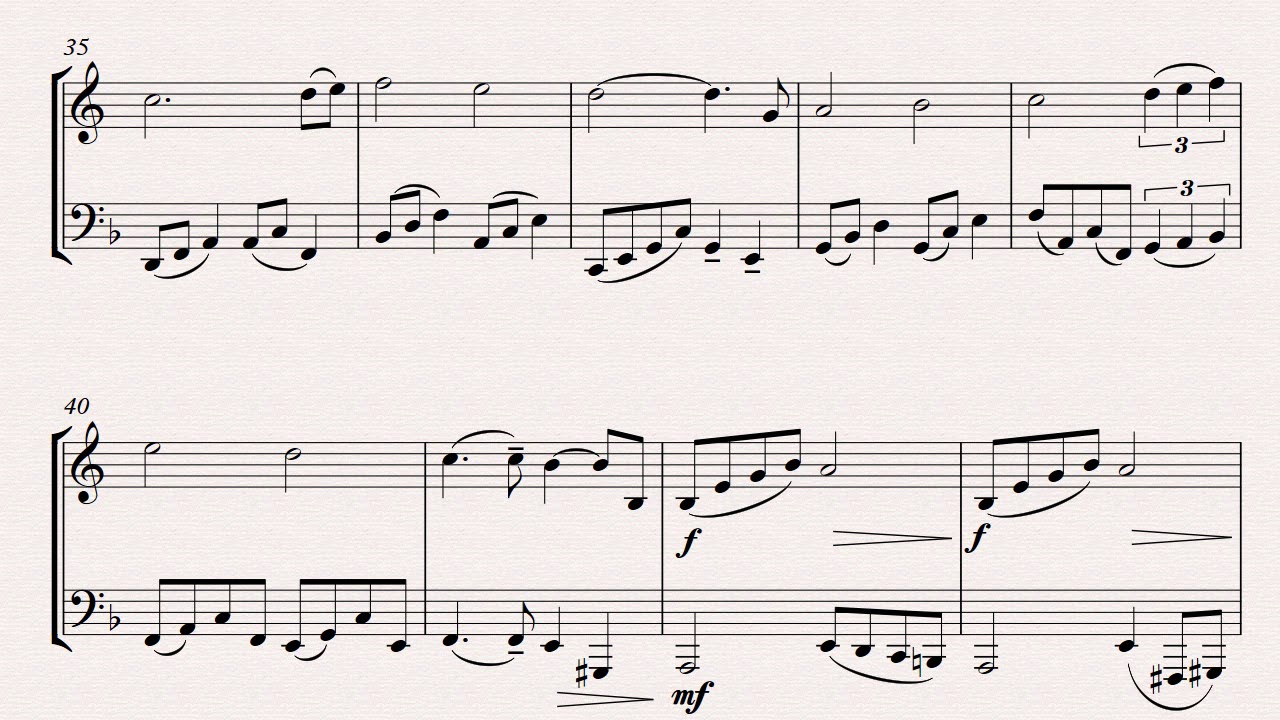 Can't Help Falling In Love French Horn and Tuba Duet Arrangement YouTube