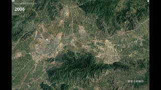 Yi Wu city area change since 1986