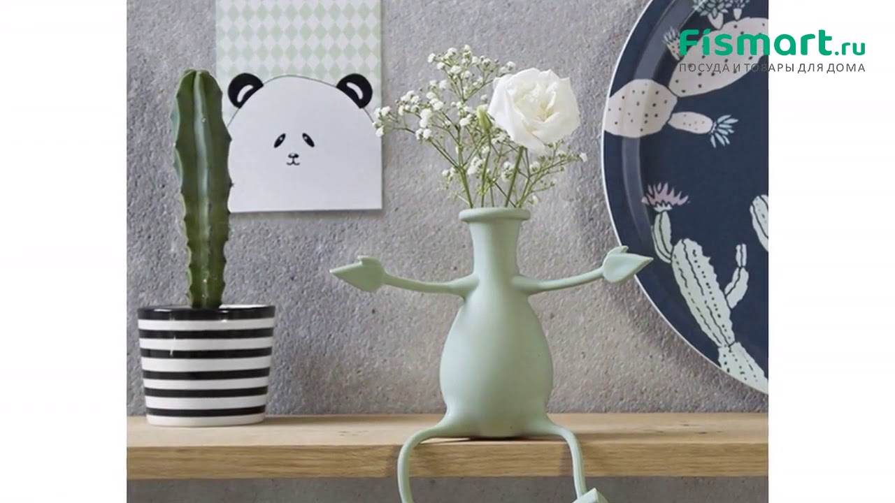 Товары для дома: обзор Ваза для цветов с гибкими ручками Peleg Design Florino PE555, где купить