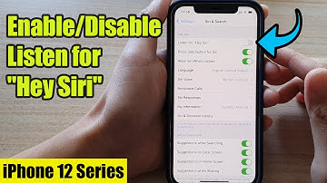 iPhone 12: How to Enable/Disable Listen for "Hey Siri"