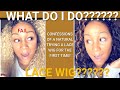 I TRY: First Time Trying on a Synthetic Lace Front Wig! (feat. Outre Wigs)