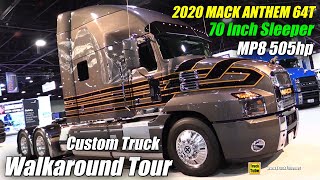 2020 Mack Anthem 64T Zac Brown Customs 70inch Sleeper MP8 505hp  Exterior Interior Walkaround