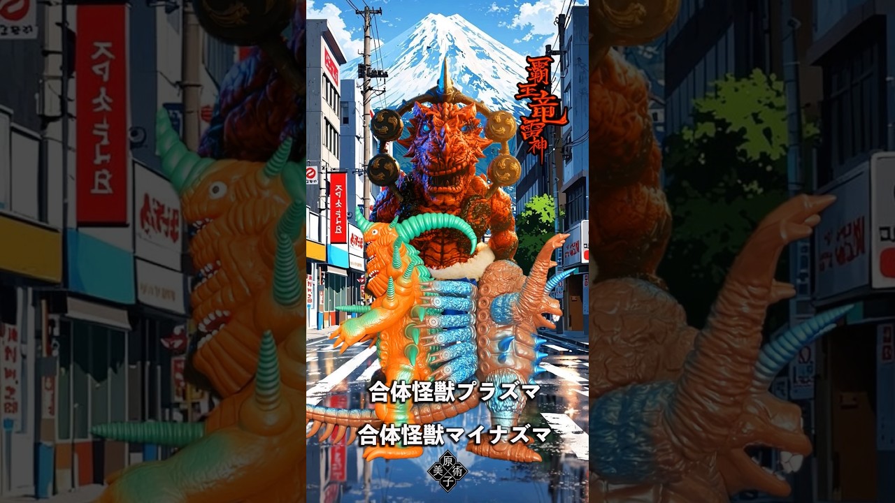 Y・MSF製 ウルトラマン 80ソフビシリーズ 合体怪獣プラズマ+マイナズマ