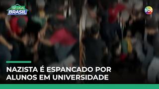 Information Nazi student beaten inside university after displaying symbols | #StayAlertBrazil Guide