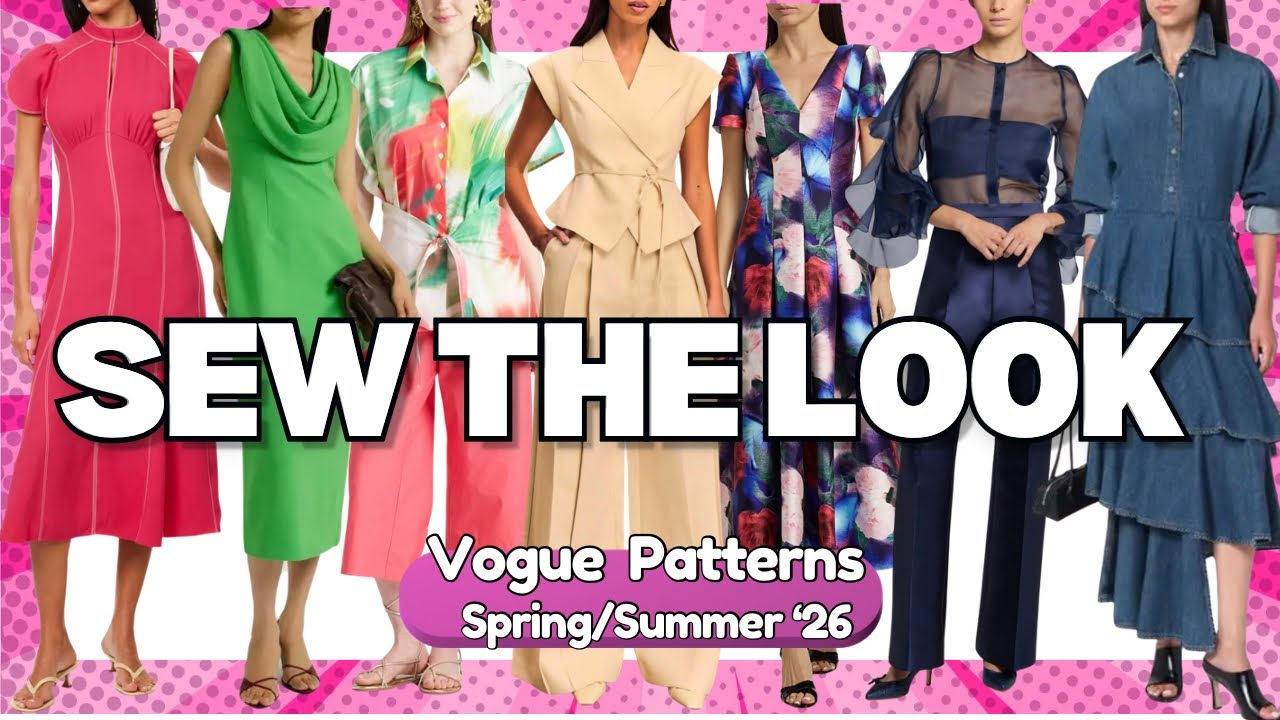 SEW the LOOK! DESIGNER looks for LESS with VOGUE SEWING PATTERNS