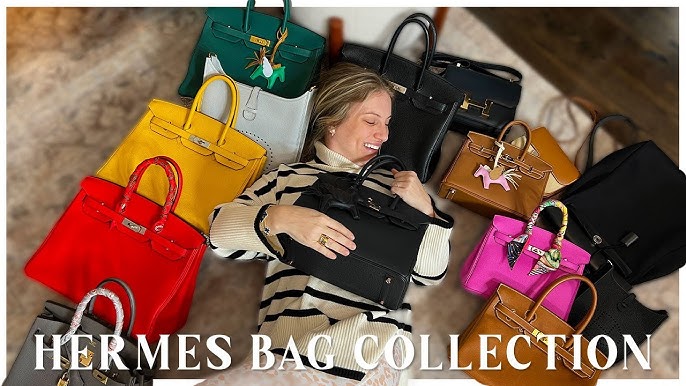 MY ENTIRE HERMES HANDBAG COLLECTION, 12 BAGS