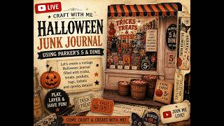 🎃 Halloween Junk Journal | Craft With Me Using Parker’s 5 & Dime
Etsy: https://taylorspapergoods.etsy.com
Ko-Fi: https://ko-fi.com/taylormadecards4u
Join me LIVE as we create a vintage-inspired Halloween junk journal filled with tricks, treats, pockets, tickets, ephemera, and plenty of spooky little details!
For this project, I’m using pieces from my Parker’s 5 & Dime Halloween Collection, inspired by a neighborhood five-and-dime shop in 1926. Think penny candy, Halloween masks, toys, costumes, store advertisements, tickets, and all those wonderful little paper treasures that make a junk journal fun to explore.
During the Live, we’ll work on bringing the journal together and, most importantly, playing with the paper. We’ll layer ephemera, create pockets and tuck spots, add tags and little surprises, and see how the different pieces can be used beyond simply placing them on a page.
If you already have the Parker’s collection, grab your printed pieces and craft along with me. And if you don’t, come hang out anyway! You can use the ideas and techniques with the Halloween supplies you already have in your stash.
✂️ We’ll be playing with:
Vintage Halloween papers
Tickets, tags and advertisements
Pockets and tuck spots
Halloween snippets and embellishments
Layered ephemera
Journaling spaces
Lots of little interactive details
One of my favorite things about junk journaling is taking a pile of paper and turning it into something that feels like it has a history. By the time were finished, I want this journal to feel like a little Halloween treasure someone might have tucked away after a visit to Parker’s 5 & Dime nearly 100 years ago.
☕ Bring your scissors, glue, Halloween stash, and something to drink, and come spend some creative time with me!
Parker’s 5 & Dime Halloween Collection is available in my Taylor’s Paper Goods Etsy shop.
🎃 See you LIVE! 🎃 Halloween Junk Journal | Craft With Me Using Parker’s 5 & Dime