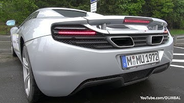 McLaren MP4-12C - Start up + Acceleration!