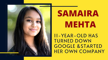 11-year-old CodePreneur refused Google Offer| Samaira Mehta Founder of CoderBunnyz| Child Prodigy