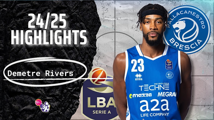 Demetre Rivers  Highlights 2024/25 || Italy Serie A1 || Brescia