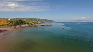 Glenariffe, Co.Antrim, N.Ireland in the Sunshine . Filmed with DJI Mavic 2 Zoom