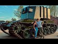 Moving a 600 horsepower armoured shed fv4005
