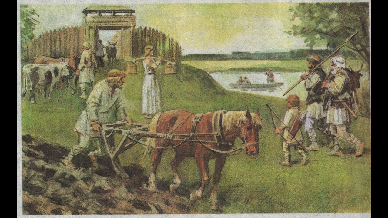 Рисунки занятия древних славян 4 класс окружающий мир