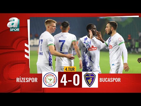 Çaykur Rizespor 4-0 Bucaspor (Ziraat Türkiye Kupası 4. Tur Maç) / A Spor / 07.12.2023