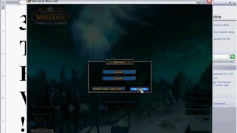 How To Make WoW Windowed - HD