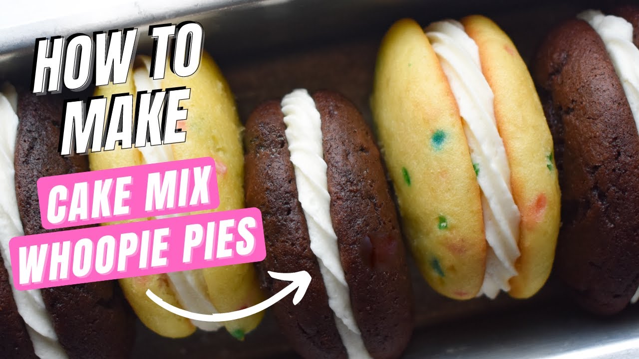 Cake Mix Whoopie Pies • Dance Around the Kitchen