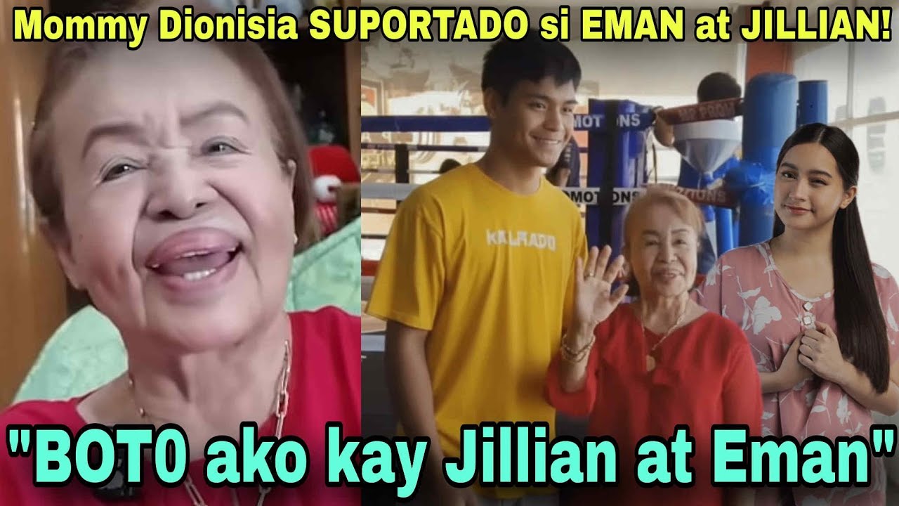 Mommy Dionisia SUPORTADO ang RELASYON ni EMAN PACQUIAO at JILLIAN WARD!