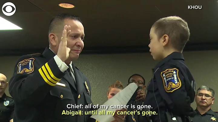 Texas police make 6-year-old cancer patient's drea...